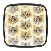 4 pomelli in vetro di cristallo per armadietti, multi design, per cassetti, cassetti, cassetti, cassetti, armadi, comodini, librerie, gatti animali