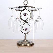 GJSN Cremagliera per Vino, Artigianato Creativo, Può Contenere 6 Bicchieri da Vino, Dimensioni: 35 cm Di Altezza, 36 cm Di Altezza, 37 cm Di Altezza,36 cm Di Altezza