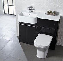 Match Gloss Clay Combinazione WC e un lavabo completo per mano sinistra