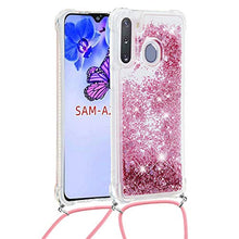 Cover in silicone TPU per Samsung Galaxy A21 (oro rosa)