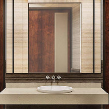 Bathroom mirror Specchio Bagno Cornice in Lega di Alluminio Specchio Rettangolare Specchio per Il Trucco Specchio da Parete in Oro Rosa Specchio da Bagno in Stile Nordico