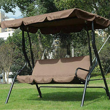 LTHTX - Coprisedile impermeabile in tessuto Oxford UV, per giardino, patio, campeggio, cortile, amaca (verde, 164 x 114 x 15 cm)