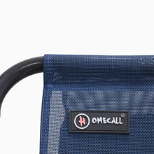 Homecall Sedia a dondolo pieghevole in alluminio colore blu