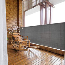 FANGJIE Tenda a Vela Rettangolare 80x1000cm Idrorepellente frangivento con Occhielli per Giardini e steccati Recinzione, Grigio Chiaro