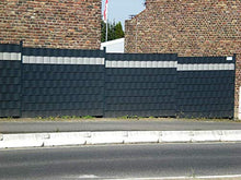 Thermoplast® - Set di 6 strisce protettive per recinzioni, 19 cm x 26 m = 4,94 m2, grigio
