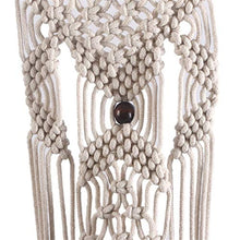 MICROSHE Macrame Plant Hanging Planter Fodera in Cotone per Interni da Interni, Set di 3, per Bambini (Colore : Beige, Dimensione : Set of 3)