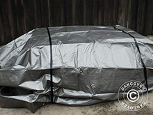 Dancover Telo Telone occhiellato 3x10m, PE 300g/m², Grigio