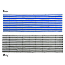 SMLJFO - Parabrezza per balconi e privacy, per veranda, terrazza, balcone, con 10 fascette (1 × 5 m) blu