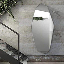 Bathroom mirror Specchio da Bagno a Forma di Specchio antideflagrante a Specchio Speciale Specchio da toeletta in Argento HD Specchio Semplice a Tutta Lunghezza Senza Rame