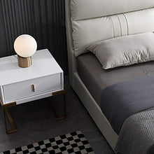 LSX-Comodino Comodino, Comodino Camera da Letto Semplice Stile Nordico, armadietto Moderno, Adatto per: Soggiorno/Camera da Letto/Studio, 3 Colori Disponibili OYO (Color : White)