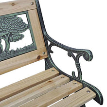 UnfadeMemory Panchina da Giardino per Bambini 80 cm in Legno
