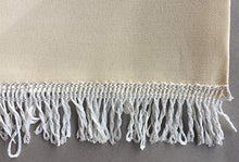 IlGruppone Tenda da Sole Tessuto Resistente per Balcone con Anelli Lavabile a Caduta - Beige - 140x250 cm