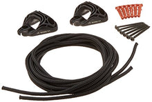 LA SIESTA Home Rope Black - Fissaggio per amache al muro e soffitto