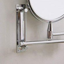CENPEN Specchio da parete per il trucco Bagno a parete Rocker Specchio pieghevole 7 pollici Specchio bifacciale (Colore: Argento, Dimensioni: 17,8 cm)