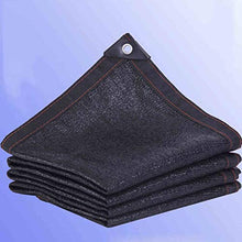 Senza marchio DANDAN Ombra Rete Schermo Solare Crittografia Ispessimento Isolamento Termico Rete Patio Tetto Balcone Isolamento Carne Auto Schermo Solare 12 Pin Nero (Size : 4 * 8m)