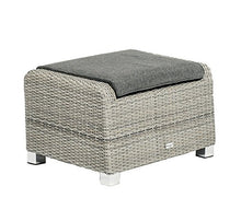 Barcelona, Sgabello da giardino in polyrattan, da lounge