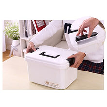 Tosbess - Scatola multiuso per farmacia, con maniglia per il trasporto, portatile, 10 l