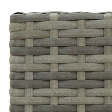 FAMIROSA Sgabelli da Bar 2 pz Grigi in Polyrattan