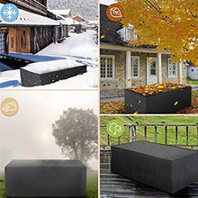 ASPZQ Coperture Esterne della Mobilia Patio, Rettangolare Impermeabile Copridivano Giardino Impermeabile, Resistente allo Strappo, Resistente Ai Raggi UV, 29 Formati