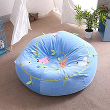 Laishutin Divano Divano sfoderabile Divano Letto Tatami Sofa Lazy Boneless per Soggiorno e Ufficio (Color : Green Bird, Size : 95cm)