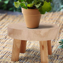 MSYG - Panca per piante in legno massiccio, con sgabello alto, per balconi, piante grasse e orchidee, per casa, ufficio, giardino
