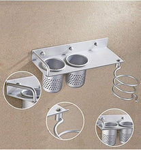 LAN-ZHENS Mensola da Bagno Spazio Alluminio Bathroom Asciugacapelli Rack scaffali da Bagno