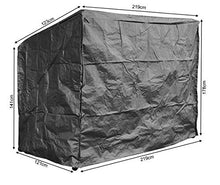 Quick-Star - Custodia Protettiva per Dondolo Hollywood Triumph a 3 posti, 212x122x169 cm, Colore: Bianco