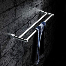 Accessori hardware per la casa porta asciugamani in alluminio a parete con doppio portasciugamani