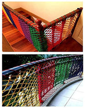 JFFFFWI Rete da Giardino Rete in Corda da Giardino Rete di Sicurezza Rete di carico Rete da Recinzione per Esterni Verde Rete di Protezione per Bambini, Scala Balcone Rete anticaduta Rete