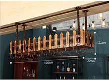 KDMB Scaffale per Vino Europeo Scaffale per Vino in Vetro Scaffale per Bar, scaffale per Bicchiere da Vino, ripiano per Bicchiere da Vino (Dimensioni: 80 cm)