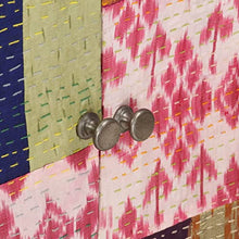 vidaXL Credenza con Patchwork 70x35x75 cm in Legno Massello di Mango