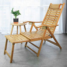 Moolo Zero Sdraio Lettino Prendisole, bambù con Pedana Reclinabile Reclinabile Lettino Prendisole Giardino Esterno Sedia A Sdraio Sedia gravità (Size : Bamboo 4.5cm)