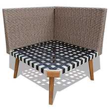 SKM Set Divani da Giardino 4 pz con Cuscini in Polyrattan Grigio (44kg)