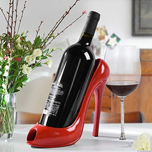 Kicode forma scarpa tacco alto Wine Bottle Holder Elegante Wine Rack Accessori per la decorazione domestica