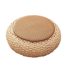 Cuscino per Sedia Fatto a Mano Pouf Rotondo, Ottomana Sgabello Tatami, per casa, Patio, Balcone