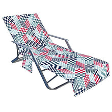 sdfsa - Telo coprisedia da spiaggia con tasche laterali in spugna, per piscina, chaise longue e chaise
