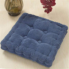 Pillowcase Cuscino da Pavimento, Cuscino di Supporto da Giardino, Cuscino per Sedia ordinario, Cuscino per Sedile Sedia da Ufficio, Cuscino Blu, 1 Pezzo per Sedia, 38 * 38 cm