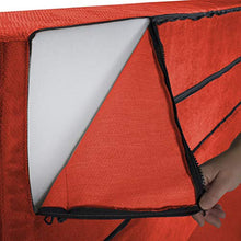 Baldiflex Divano Letto 3 Posti Modello TreTris Rivestimento Sfoderabile e Lavabile, Colore Rosso Cardinale