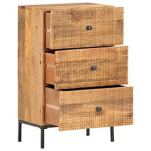 vidaXL Credenza 45x30x75 cm in Legno Massello di Mango