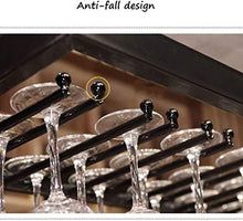 COLiJOL Scaffale per Vino Scaffale da Bar Scaffale Sospeso Portabottiglie da Vino Sospeso a Soffitto Scaffale da Soffitto Regolabile in Metallo Scaffale Di Stoccaggio Facile da Installare,Nero,60 × 3
