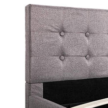 SKM Giroletto con Contenitore Grigio Talpa in Tessuto 180x200 cm