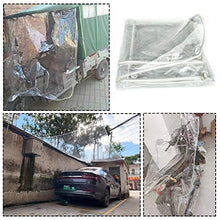 Telone trasparente da giardino impermeabile resistente, telo di copertura tettoie e teloni, copertura antipioggia per mobili da giardino per biciclette per auto da moto, per i lati della pergola