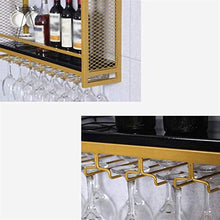 Leifeng Tower Classico Wine Rack Ferro Battuto Materiale Double Wall Hanging Wine Rack casa condimento Creativo Wine Grape Rack Decoration (Color : Gold+Black)