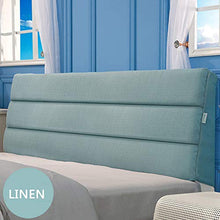 Testiera da Letto Testiere Testata Cuscino A Cuneo Cuscini Capezzale Matrimoniale Singolo Materiale di Lino /8 Colori, 4 Dimensioni