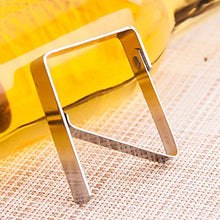 YSJD Fermatovaglia Tavolo per Giardino Tovaglia Clip da Esterno in Acciaio Inox per Feste Fermatovaglia Set (12 Pezzi)