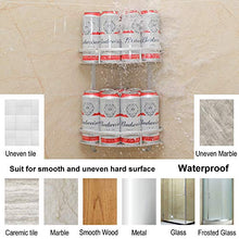 Hawsam Colla Mensola Angolare per Doccia Senza Foratura, Scaffale a 2 Ripiani in Alluminio per Bagno con Adesivo Cestino Portaoggetti per Shampoo