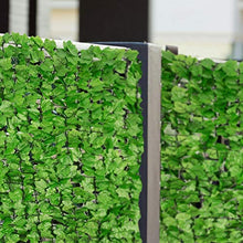 Balcone Protezione Siepe Edera Artificiale Tessuto in Griglia di Plastica con Cerniera Recinto Domestico, Giardino Verticale Artificiale (Color : Green, Size : 1x7m)