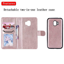 Bear Village Cover Galaxy J2 PRO 2018, Custodia Premium Flip Custodia per Samsung Galaxy J2 PRO 2018, Custodia con Porta Carte e Chiusura Magnetica, Oro Rosa