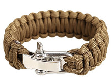 SaySure - Cord 7-Strand Rope Bracelet Steel Buckle Survival Tool