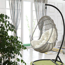 Aheadad - Cuscino per sedia a dondolo a forma di uovo, multicolore, per patio Garden Home